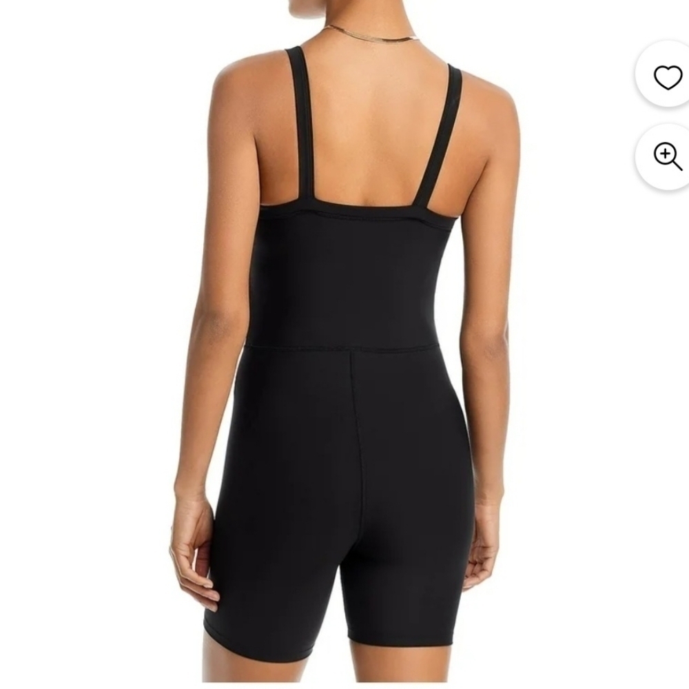 NWT One piece shorts athletic wear Aqua size medium - Picture 2 of 6